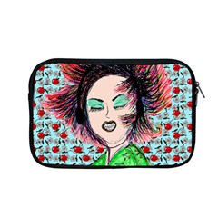 Headphones Girl W Cherries Apple Macbook Pro 13  Zipper Case by snowwhitegirl