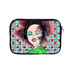 Headphones Girl W Cherries Apple Macbook Pro 15  Zipper Case by snowwhitegirl