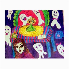 Circus Ghosts Small Glasses Cloth (2 Sides) by snowwhitegirl