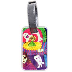 Circus Ghosts Luggage Tag (one Side) by snowwhitegirl