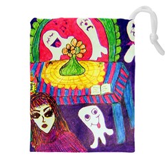 Circus Ghosts Drawstring Pouch (4xl)