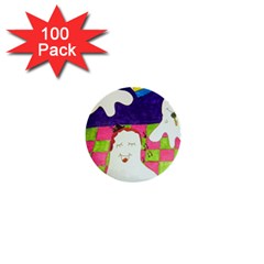 Circus Ghosts Sing 1  Mini Buttons (100 Pack)  by snowwhitegirl