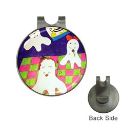 Circus Ghosts Sing Hat Clips With Golf Markers by snowwhitegirl