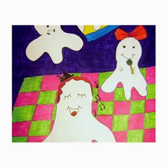 Circus Ghosts Sing Small Glasses Cloth by snowwhitegirl