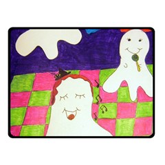 Circus Ghosts Sing Fleece Blanket (small) by snowwhitegirl