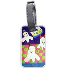 Circus Ghosts Sing Luggage Tag (one Side) by snowwhitegirl