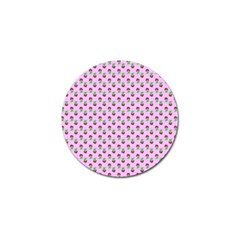 Headphones Girl Pink Golf Ball Marker by snowwhitegirl