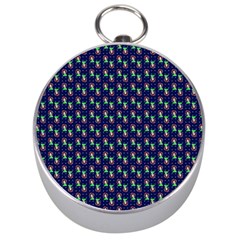 Headphones Girl Blue Silver Compasses by snowwhitegirl