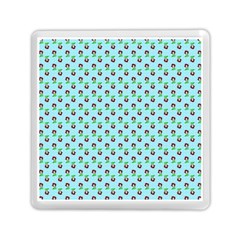 Headphones Girl Aqua Memory Card Reader (square) by snowwhitegirl