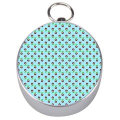 Headphones Girl Aqua Silver Compasses by snowwhitegirl