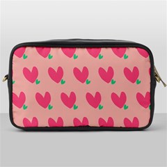 Hearts Toiletries Bag (one Side) by tousmignonne25