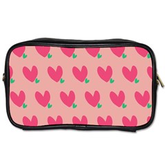 Hearts Toiletries Bag (two Sides)