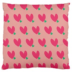 Hearts Large Cushion Case (one Side) by tousmignonne25