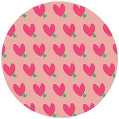 Hearts Wooden Puzzle Round by tousmignonne25