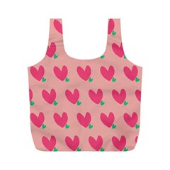 Hearts Full Print Recycle Bag (m)