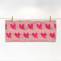 Hearts Hand Towel by tousmignonne25