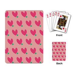 Hearts Playing Cards Single Design (rectangle)