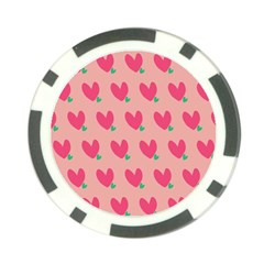 Hearts Poker Chip Card Guard by tousmignonne25