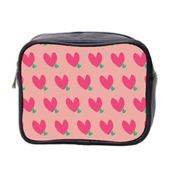 Hearts Mini Toiletries Bag (two Sides)