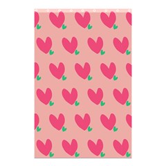 Hearts Shower Curtain 48  X 72  (small) 