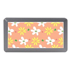 Beige Flowers W No Red Flower Memory Card Reader (mini) by tousmignonne25