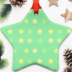 Stars Green Ornament (star)