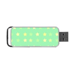 Stars Green Portable Usb Flash (two Sides) by tousmignonne25