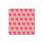 Hearts Square Magnet Front