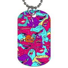 Dinos Dog Tag (one Side) by Sobalvarro