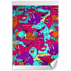 Dinos Canvas 24  X 36  by Sobalvarro