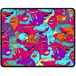 Dinos Fleece Blanket (Medium)  60 x50  Blanket Front