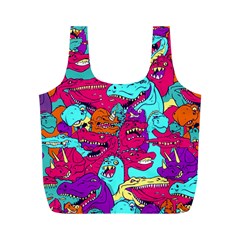 Dinos Full Print Recycle Bag (m) by Sobalvarro