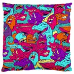 Dinos Standard Flano Cushion Case (Two Sides) Front