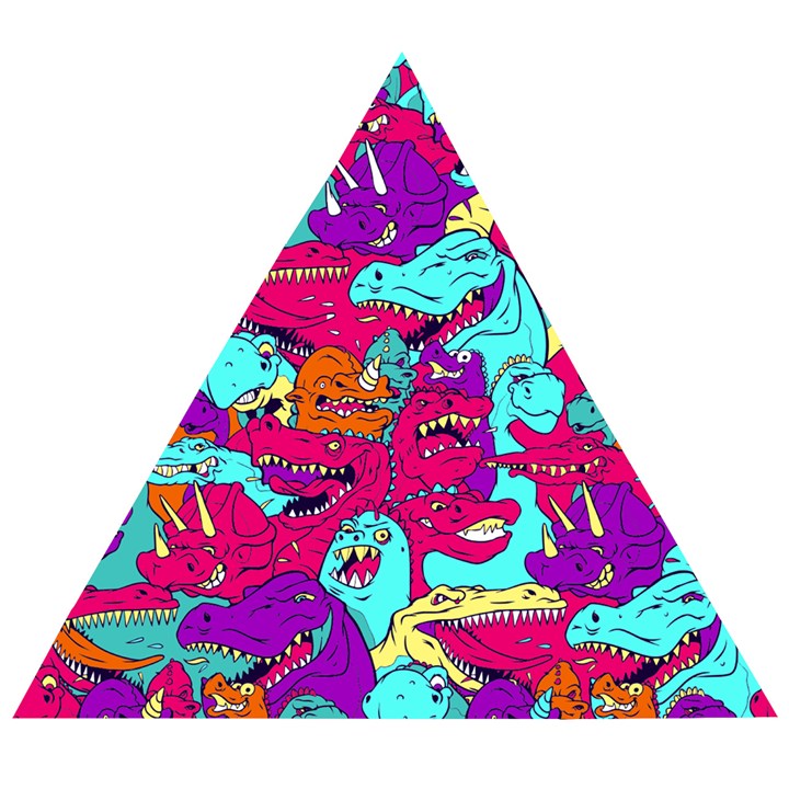 Dinos Wooden Puzzle Triangle