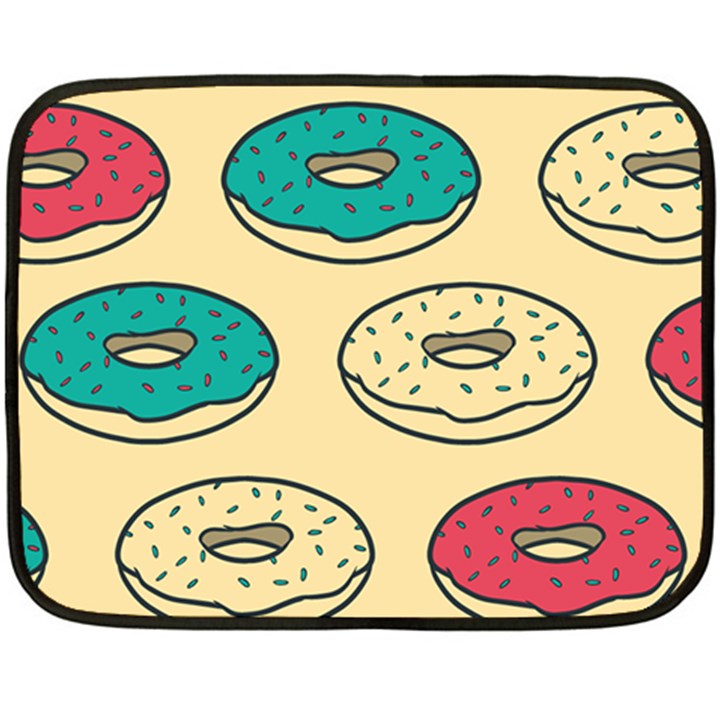 Donuts Double Sided Fleece Blanket (Mini) 