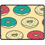 Donuts Fleece Blanket (Medium)  60 x50  Blanket Front