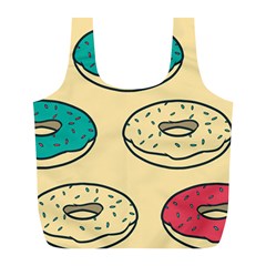 Donuts Full Print Recycle Bag (l) by Sobalvarro