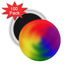 Rainbow Colors Lgbt Pride Abstract Art 2 25  Magnets (100 Pack)  by yoursparklingshop