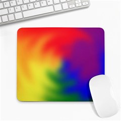 Rainbow Colors Lgbt Pride Abstract Art Large Mousepads by yoursparklingshop