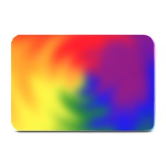 Rainbow Colors Lgbt Pride Abstract Art Plate Mats by yoursparklingshop