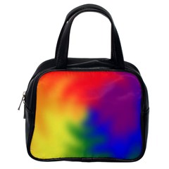 Rainbow Colors Lgbt Pride Abstract Art Classic Handbag (one Side) by yoursparklingshop