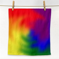 Rainbow Colors Lgbt Pride Abstract Art Face Towel by yoursparklingshop