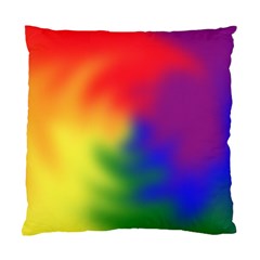 Rainbow Colors Lgbt Pride Abstract Art Standard Cushion Case (one Side) by yoursparklingshop