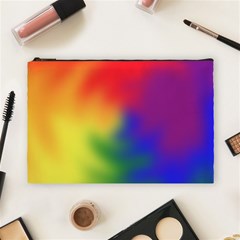 Rainbow Colors Lgbt Pride Abstract Art Cosmetic Bag (large) by yoursparklingshop