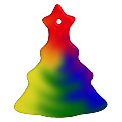 Rainbow Colors Lgbt Pride Abstract Art Ornament (christmas Tree)  by yoursparklingshop