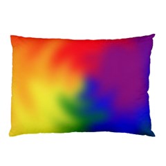 Rainbow Colors Lgbt Pride Abstract Art Pillow Case (two Sides) by yoursparklingshop