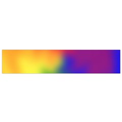 Rainbow Colors Lgbt Pride Abstract Art Small Flano Scarf