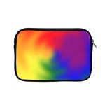 Rainbow Colors LGBT Pride Abstract Art Apple MacBook Pro 15  Zipper Case Front