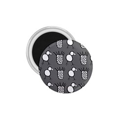 Grey Base, B&w Chpa Pattern Design 1 75  Magnets