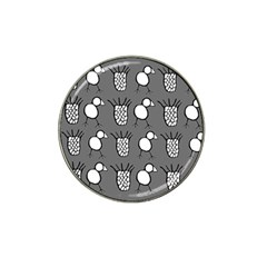 Grey Base, B&w Chpa Pattern Design Hat Clip Ball Marker (10 Pack) by CHPALTD